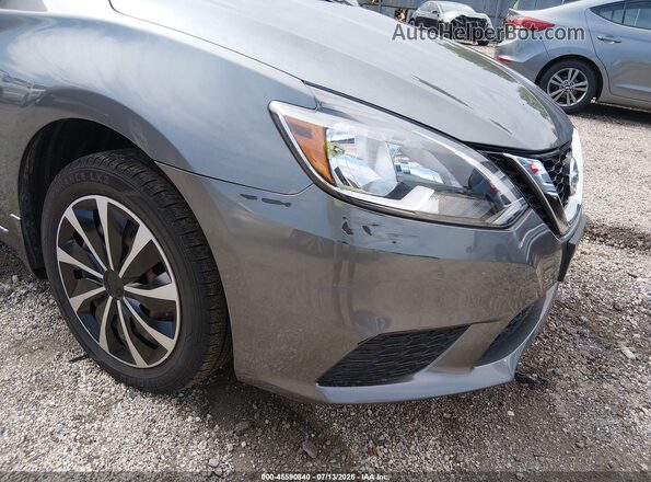 3N1AB7AP3JY219046 2018 NISSAN SENTRA Gray Front view