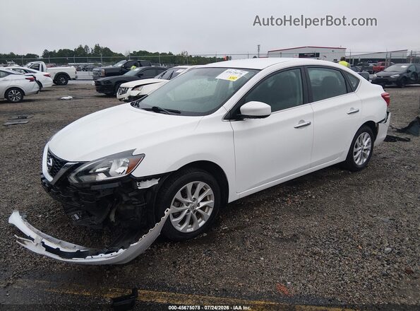 3N1AB7AP3JY223226 2018 NISSAN SENTRA White Front left