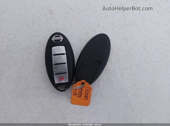 3N1AB7AP3JY223226 2018 NISSAN SENTRA White Dashboard view