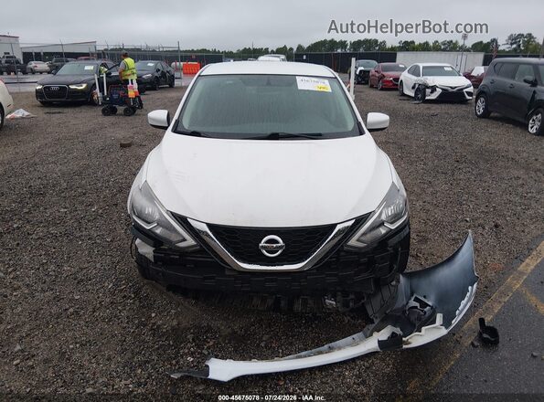 3N1AB7AP3JY223226 2018 NISSAN SENTRA White Instrument cluster view