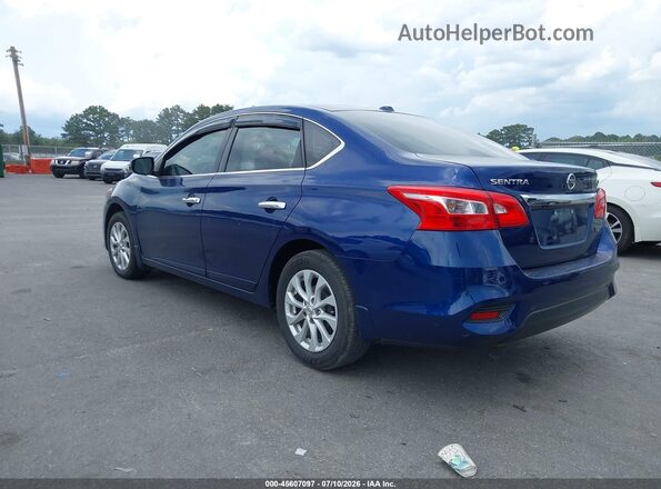 3N1AB7AP3JY226126 2018 NISSAN SENTRA Blue Rear left
