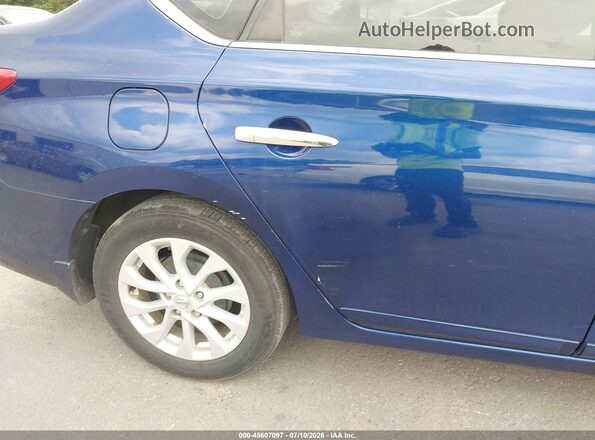3N1AB7AP3JY226126 2018 NISSAN SENTRA Blue Front view