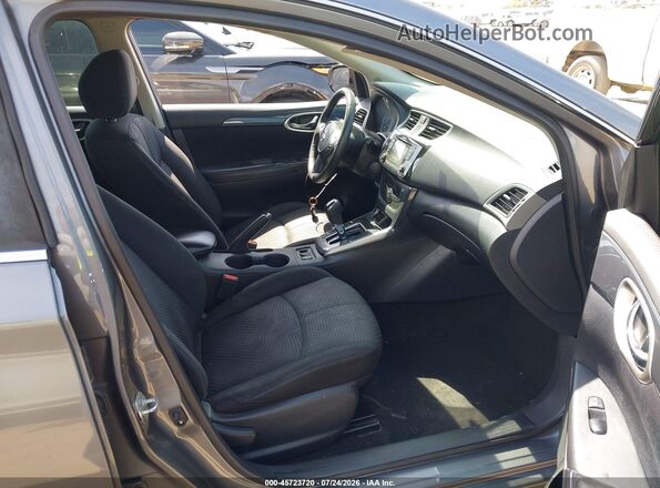 3N1AB7AP3JY238549 2018 NISSAN SENTRA Gray Front interior view