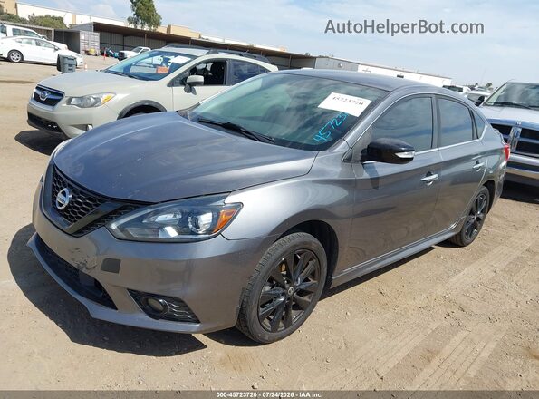 3N1AB7AP3JY238549 2018 NISSAN SENTRA Gray Front view