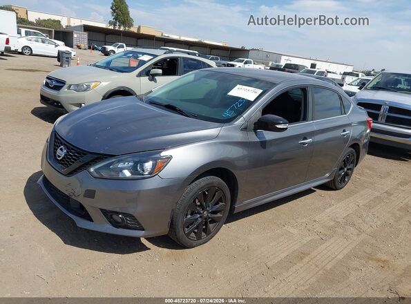 3N1AB7AP3JY238549 2018 NISSAN SENTRA Gray Front left