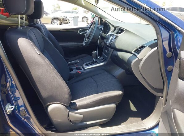 3N1AB7AP3JY249163 2018 NISSAN SENTRA Blue Widok wnętrza z przodu