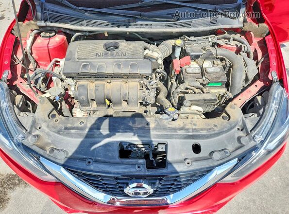 3N1AB7AP3JY259062 2018 NISSAN SENTRA Red Rear interior view