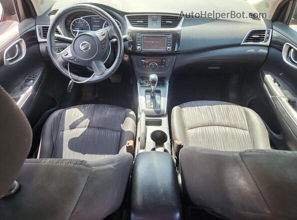 3N1AB7AP3JY259062 2018 NISSAN SENTRA Red Dashboard view