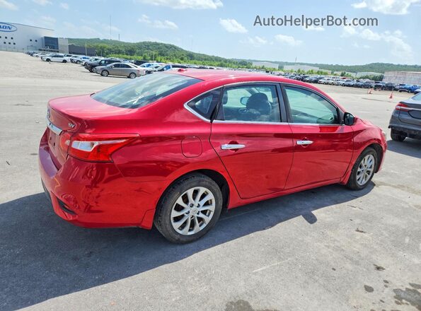 3N1AB7AP3JY259062 2018 NISSAN SENTRA Red Rear right
