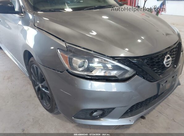 3N1AB7AP3JY263290 2018 NISSAN SENTRA Gray Front view