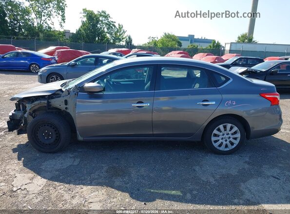 3N1AB7AP3JY331345 2018 NISSAN SENTRA Gray Widok wnętrza 360 stopni