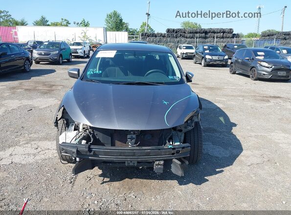 3N1AB7AP3JY331345 2018 NISSAN SENTRA Gray Widok zestawu wskaźników
