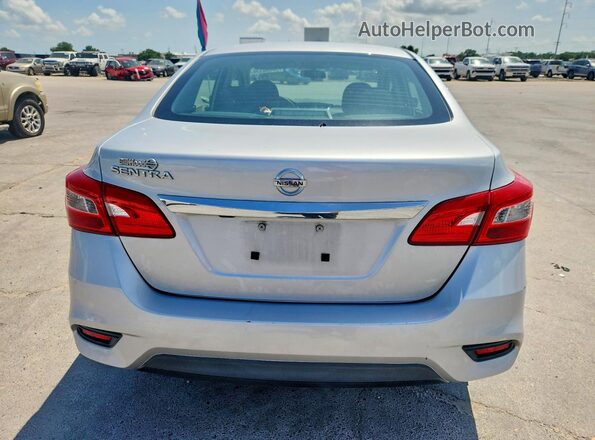 3N1AB7AP3JY337243 2018 NISSAN SENTRA Silver Հետևի տեսք