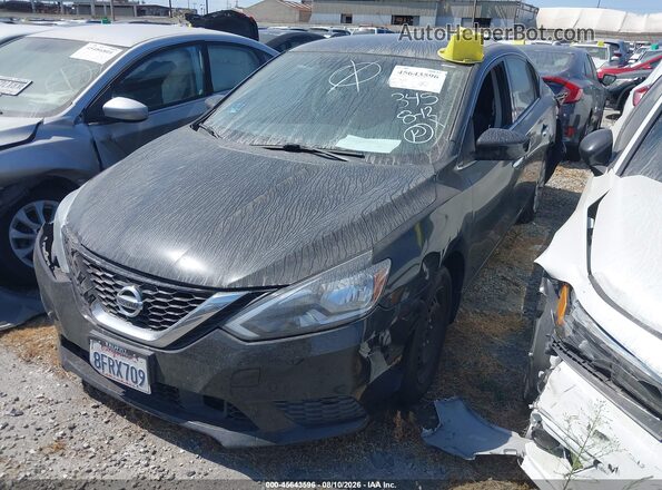 3N1AB7AP3JY346637 2018 NISSAN SENTRA Black Front left