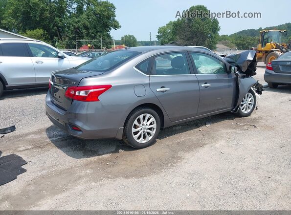 3N1AB7AP3KL605853 2019 NISSAN SENTRA Gray Tył prawy