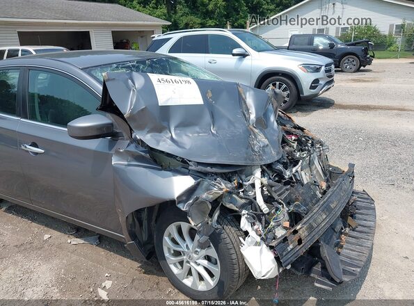 3N1AB7AP3KL605853 2019 NISSAN SENTRA Gray 