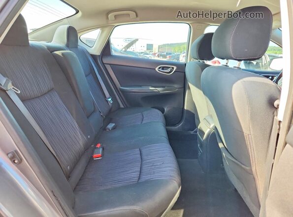 3N1AB7AP3KL616156 2019 NISSAN SENTRA Gray Widok tylnych siedzeń