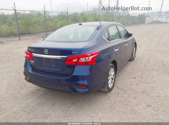 3N1AB7AP3KY205357 2019 NISSAN SENTRA Blue Հետևի աջ
