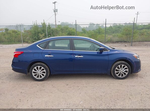 3N1AB7AP3KY205357 2019 NISSAN SENTRA Blue Սալոնի հետևի տեսք