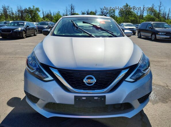 3N1AB7AP3KY225138 2019 NISSAN SENTRA Silver Vista frontal