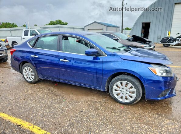 3N1AB7AP3KY249584 2019 NISSAN SENTRA Blue წინა მარჯვენა