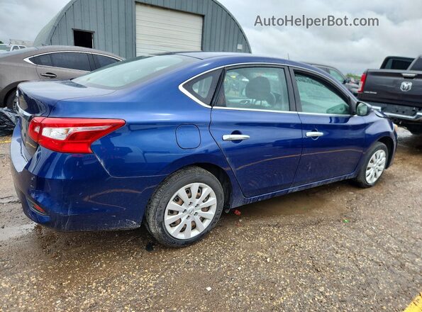 3N1AB7AP3KY249584 2019 NISSAN SENTRA Blue უკანა მარჯვენა