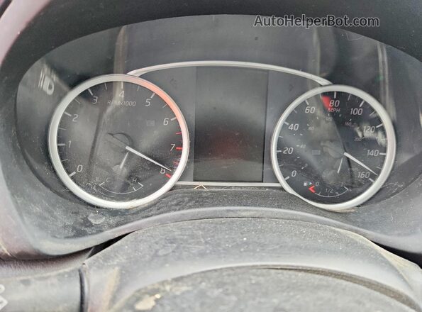 3N1AB7AP3KY249584 2019 NISSAN SENTRA Blue ხელსაწყოთა პანელის ხედი