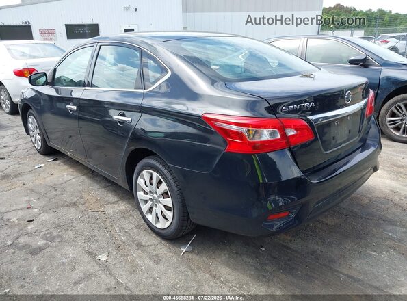 3N1AB7AP3KY256308 2019 NISSAN SENTRA Black Tył lewy