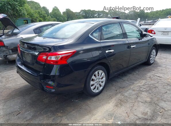 3N1AB7AP3KY256308 2019 NISSAN SENTRA Black Tył prawy