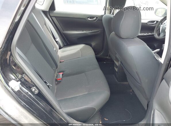 3N1AB7AP3KY256308 2019 NISSAN SENTRA Black Widok naklejki z numerem VIN