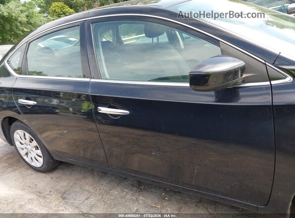 3N1AB7AP3KY256308 2019 NISSAN SENTRA Black Widok wnętrza z tyłu
