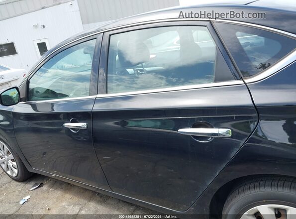 3N1AB7AP3KY256308 2019 NISSAN SENTRA Black Widok wnętrza 360 stopni