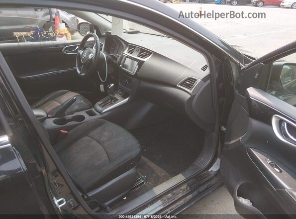 3N1AB7AP3KY272766 2019 NISSAN SENTRA Черный Вид салона спереди
