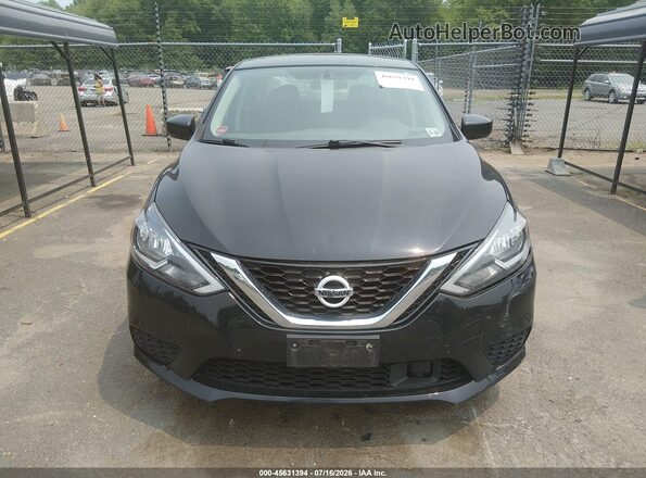 3N1AB7AP3KY272766 2019 NISSAN SENTRA Черный Вид щитка приборов
