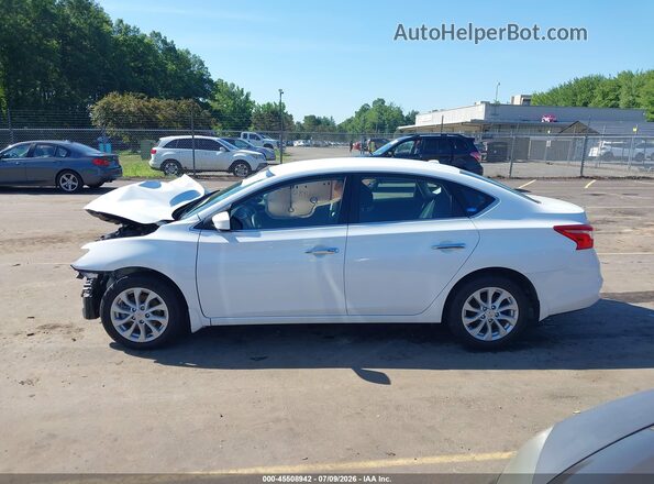 3N1AB7AP3KY274145 2019 NISSAN SENTRA White Սալոնի հետևի տեսք