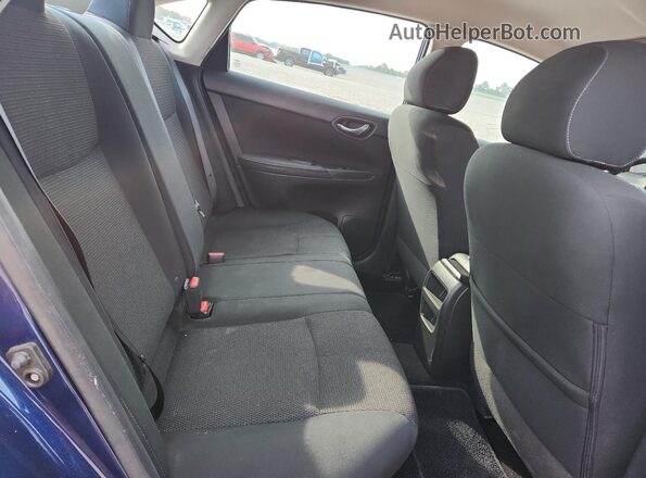 3N1AB7AP3KY278549 2019 NISSAN SENTRA Синий Вид задних сидений