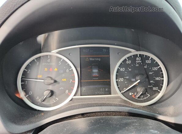 3N1AB7AP3KY278549 2019 NISSAN SENTRA Синий Вид щитка приборов