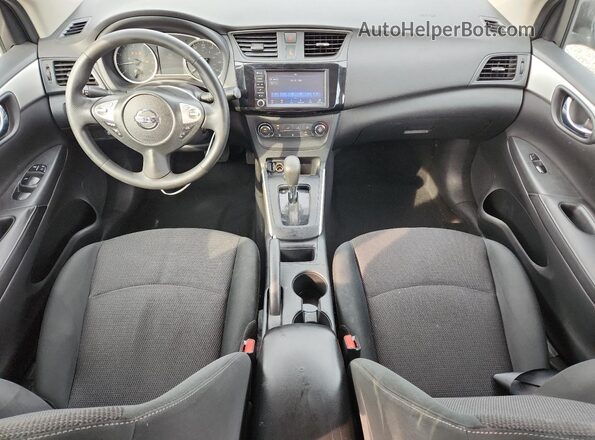 3N1AB7AP3KY278549 2019 NISSAN SENTRA Синий Вид панели приборов