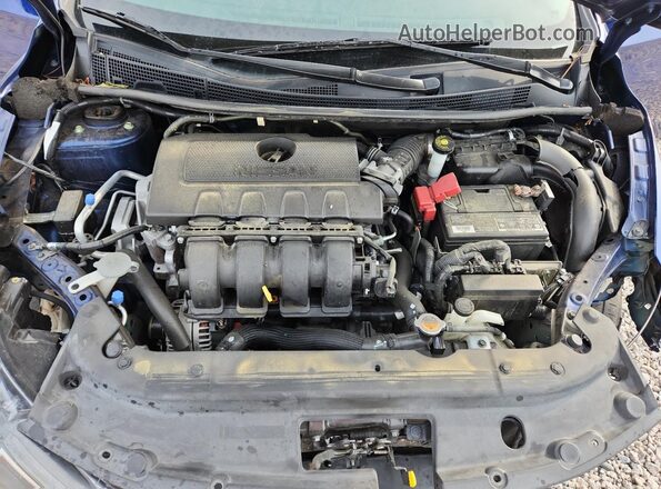 3N1AB7AP3KY278549 2019 NISSAN SENTRA Синий Вид задней части салона