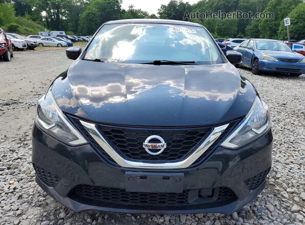 3N1AB7AP3KY278728 2019 NISSAN SENTRA Black წინა ხედი