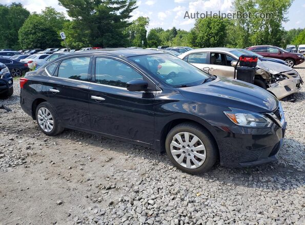 3N1AB7AP3KY278728 2019 NISSAN SENTRA Black წინა მარჯვენა