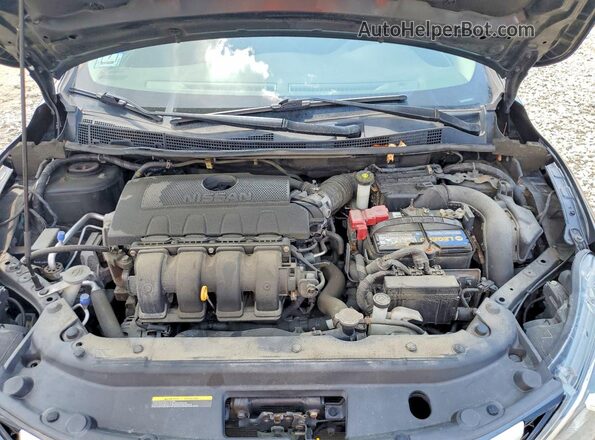 3N1AB7AP3KY278728 2019 NISSAN SENTRA Black უკანა სალონის ხედი