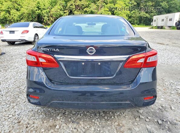 3N1AB7AP3KY278728 2019 NISSAN SENTRA Black უკანა ხედი