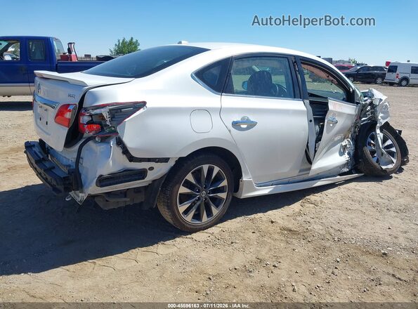 3N1AB7AP3KY283833 2019 NISSAN SENTRA White Tył prawy