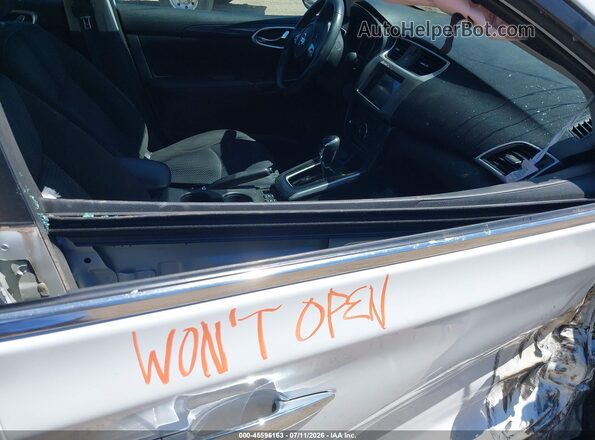 3N1AB7AP3KY283833 2019 NISSAN SENTRA White Widok wnętrza z przodu