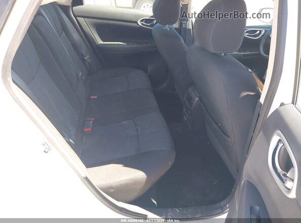 3N1AB7AP3KY283833 2019 NISSAN SENTRA White Widok naklejki z numerem VIN