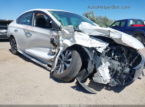 3N1AB7AP3KY283833 2019 NISSAN SENTRA White Widok z przodu