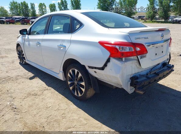 3N1AB7AP3KY283833 2019 NISSAN SENTRA White Tył lewy