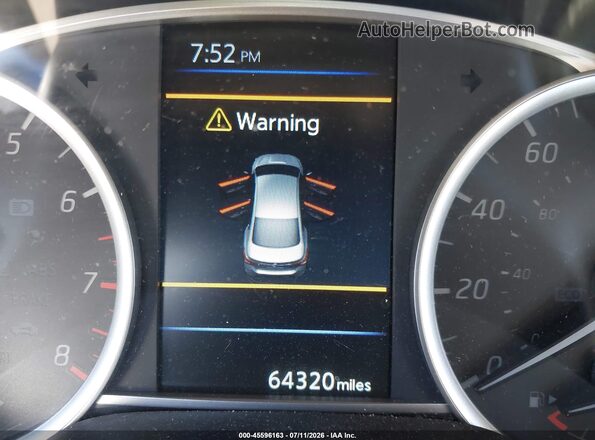 3N1AB7AP3KY283833 2019 NISSAN SENTRA White Widok tylnych siedzeń