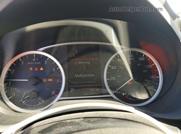 3N1AB7AP3KY292032 2019 NISSAN SENTRA Silver Instrument cluster view